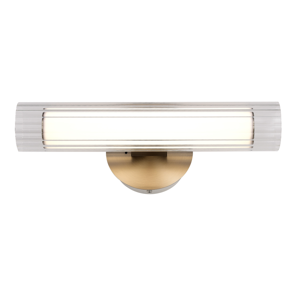 Светильник настенный, Никель/Белый-прозрачный, ENFYS, LED 7W, 3000K/4000K/6000K