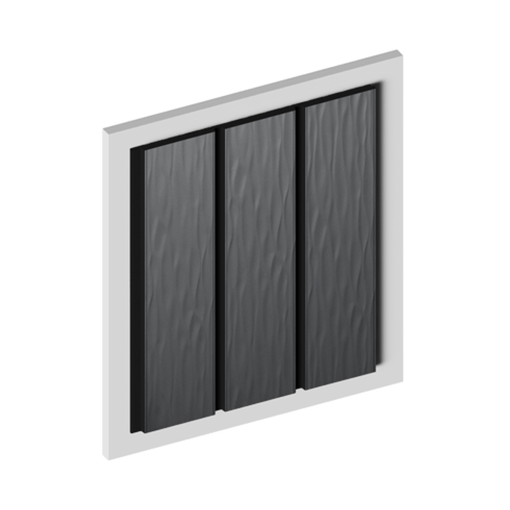 Стеновая панель HiWood декорированная, 270x12 см