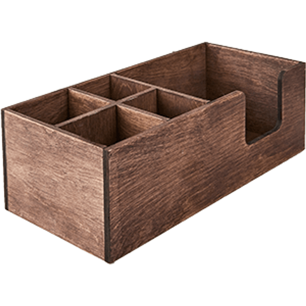 Органайзер 5 секций;фанера;H=10,L=30,B=14см