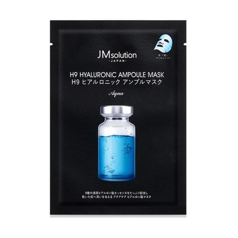 Тканевая маска с гиалуроновой кислотой JMSOLUTION H9 Hyaluronic Ampoule Mask