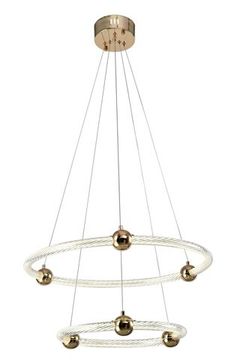 Светильник подвесной 94W 4000K ZRS.57790.94 золото Auralia Zortes