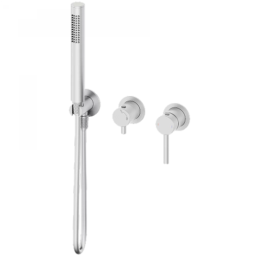 Смеситель для душевой системы встраиваемый WONZON & WOGHAND STICK WW-838017-BN никель брашированный