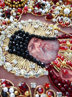 Принт-Ии73 Ткань с нанесенной авторской схемой Святой Лука Крымский