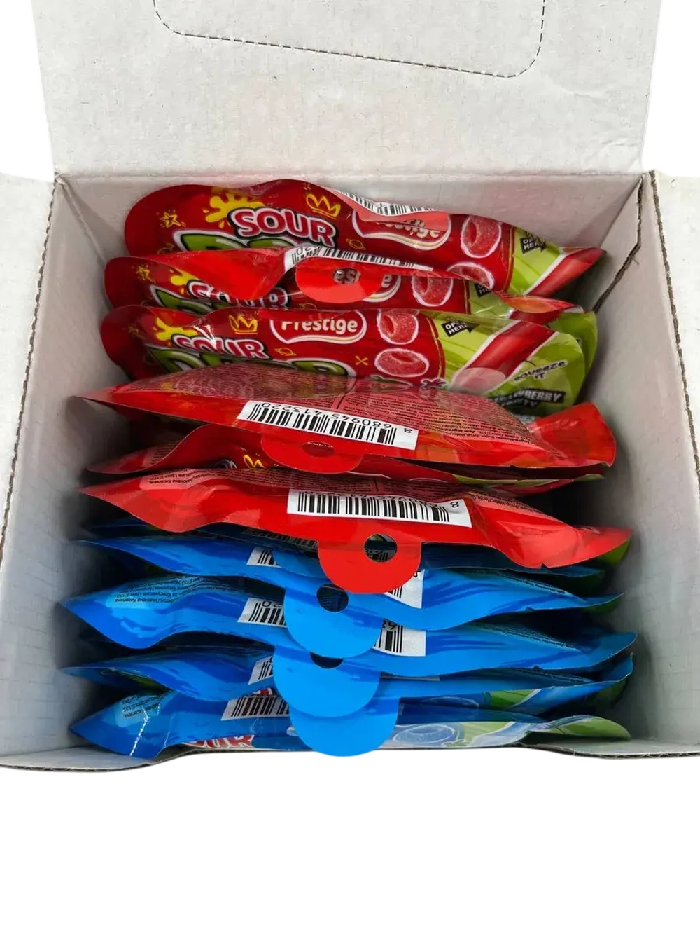 Кислый мармелад и сладкий джем ( 12шт по 55гр.)