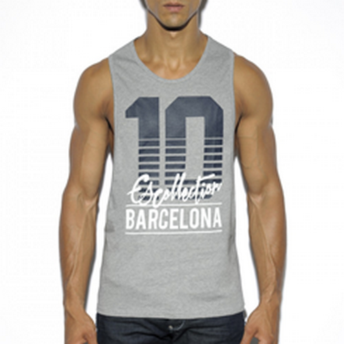 Мужская майка Es 10 Серая