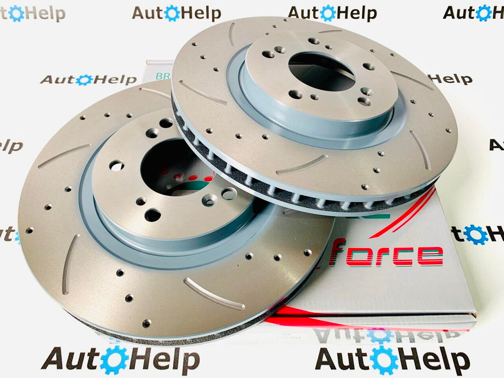 Диск тормозной перфорированный G-Brake GFR-20285R передний правый 300mm