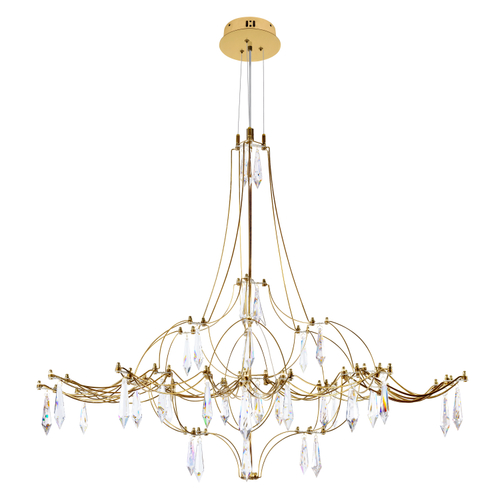Подвесная светодиодная люстра Loft It Mira 10588/800 Gold Asfour