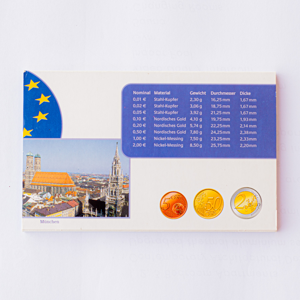 Germany 2002 Proof Coin Sets (A, D, F, G, J)