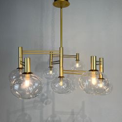 Люстра на штанге TEMPER L7 Gold