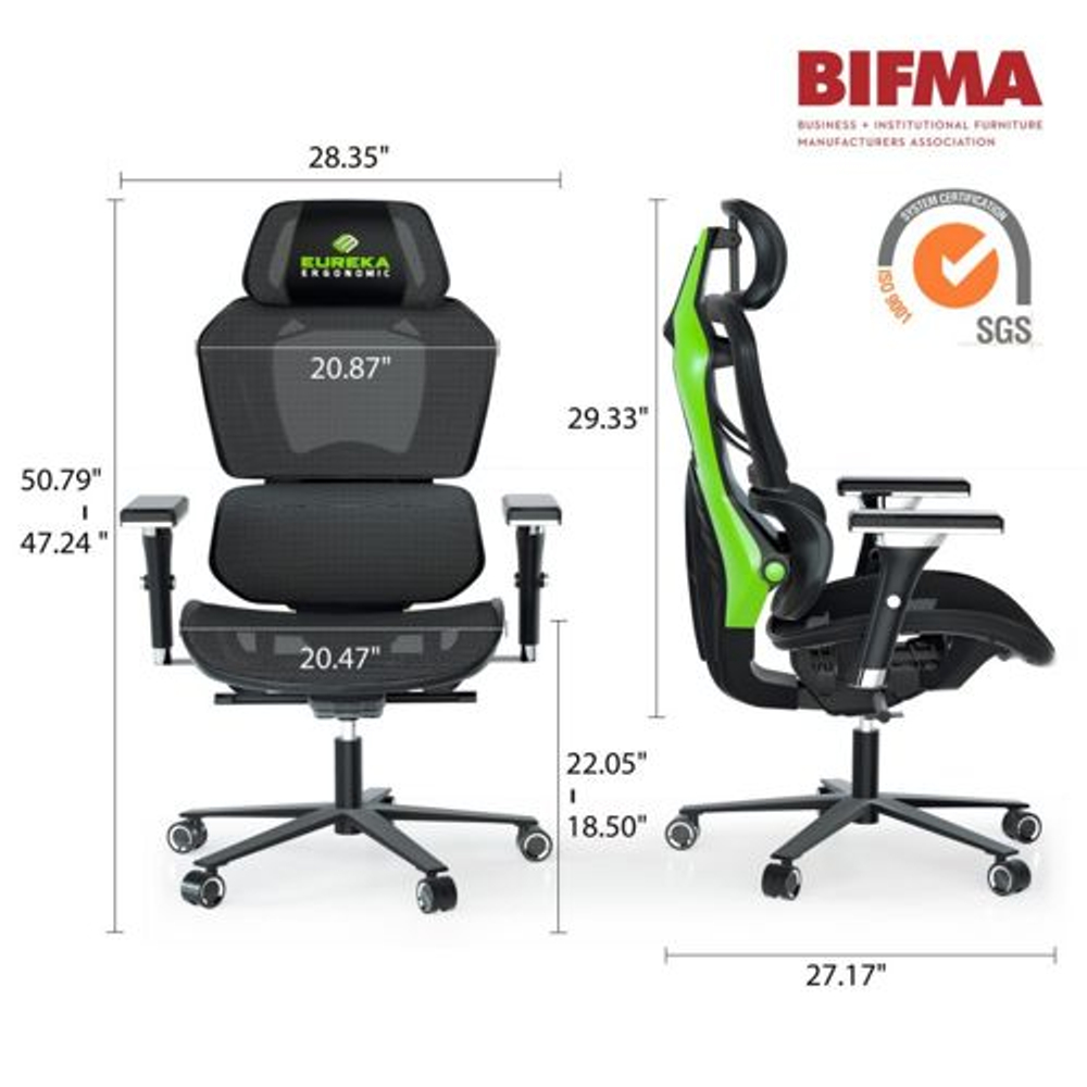 Игровое кресло EUREKA Typhon ERK-GC05-BU, Красный