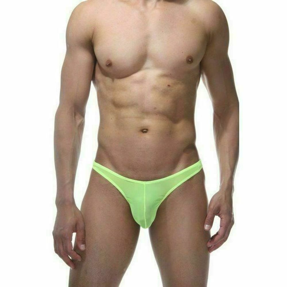 Мужские трусы тонги зеленые La Blinque LB15407