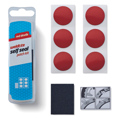 Аптечка 6 суперсамоклеек+шкурка инд. уп. (25) RED DEVILS WELDTITE (Англия)