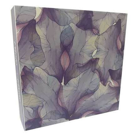 Фотоальбом 500 фото 10*15см 3 кольца, Фиолетовые листья