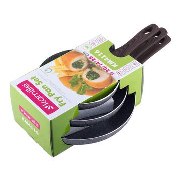 Набор сковород 20 см; 24 см; 28 см. Kamille KM-4116