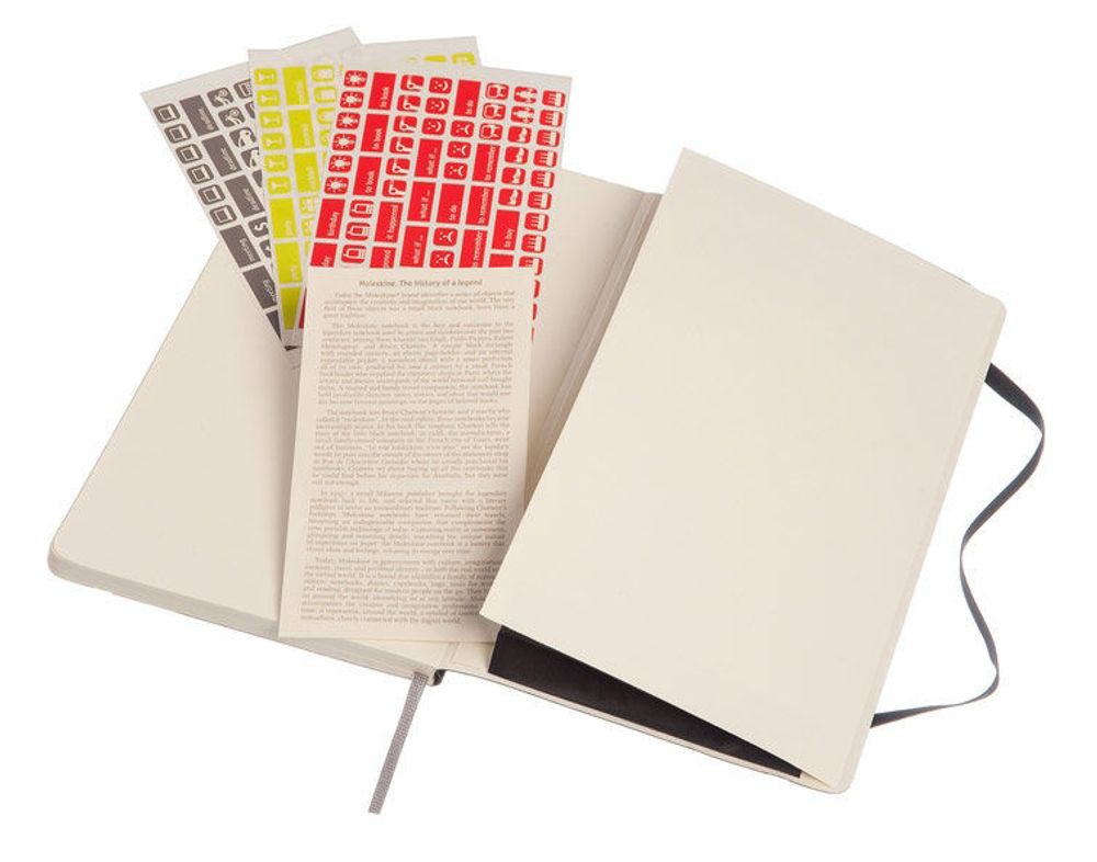 Еженедельник Moleskine Academic Weekly Large 130х210мм 18мес 208стр черный (DHB18WN3)