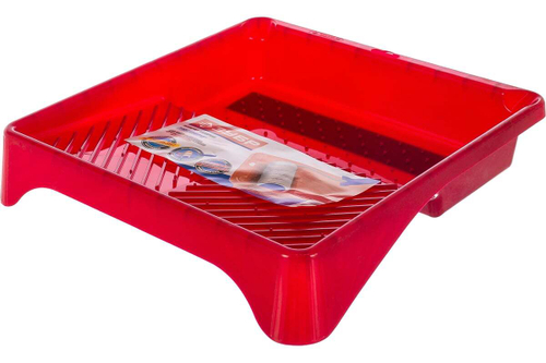 Ванночка Зубр ЭКСПЕРТ малярная пластмассовая, для валиков до 270 мм, 360x360мм 06055-27