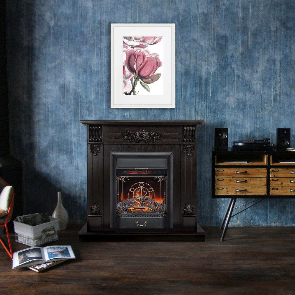 Каминокомплект Real Flame Ottawa DN с очагом Majestic Lux Black RC