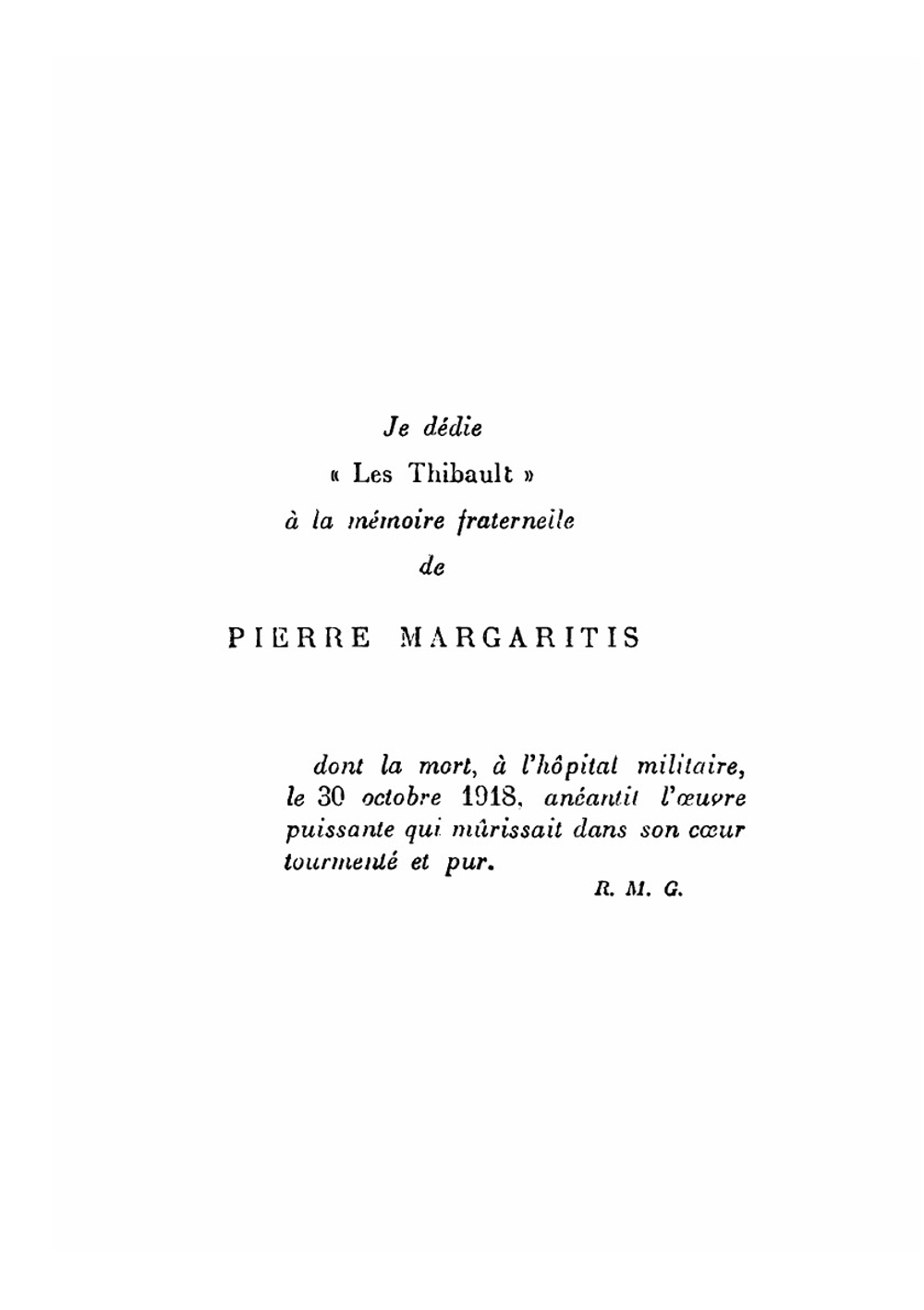 Les Thibault | Roger Martin Du Gard