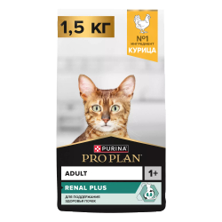 Сухой корм PURINA Pro Plan Adult для взрослых кошек, с курицей и рисом