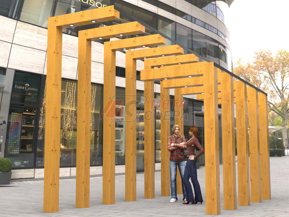 Навес Сенди с подсветкой