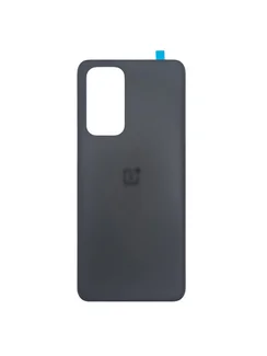 Задняя крышка для OnePlus 9 Pro черная (Stellar black) без стекла камеры
