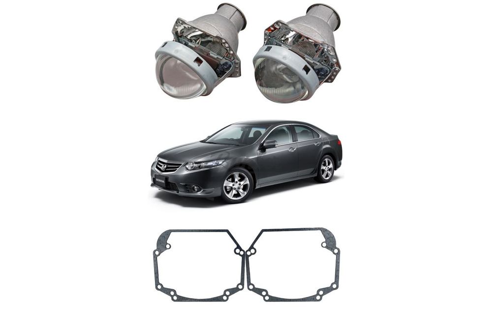 Готовый комплект для замены штатных линз Honda Accord 8 2007-2011