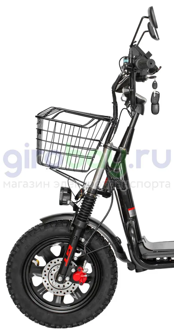 Электроскутер GT U3 1000W (60V/30Ah) железофосфат - Серый фото №10