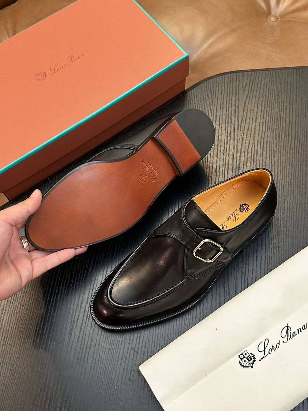 Туфли Loro Piana Sergio Walk Derby