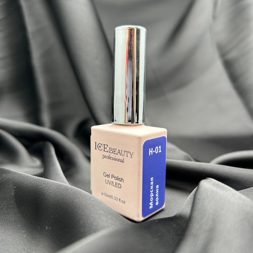 IceBeauty Гель-лак H-01 "Морская волна", 10 мл