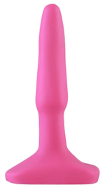 Ярко-розовая анальная пробка - 10 см.