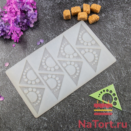 Силиконовый мат для отливки шоколада «Изобилие»