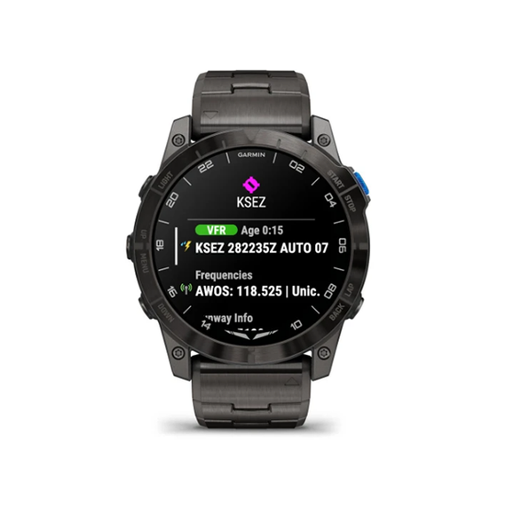 Умные часы Garmin D2 Mach 1 Pro Aviator Smartwatch/Vented Titanium 51 мм 010-02804-81