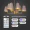 60173/8 / потолочный светильник / латунь Smart