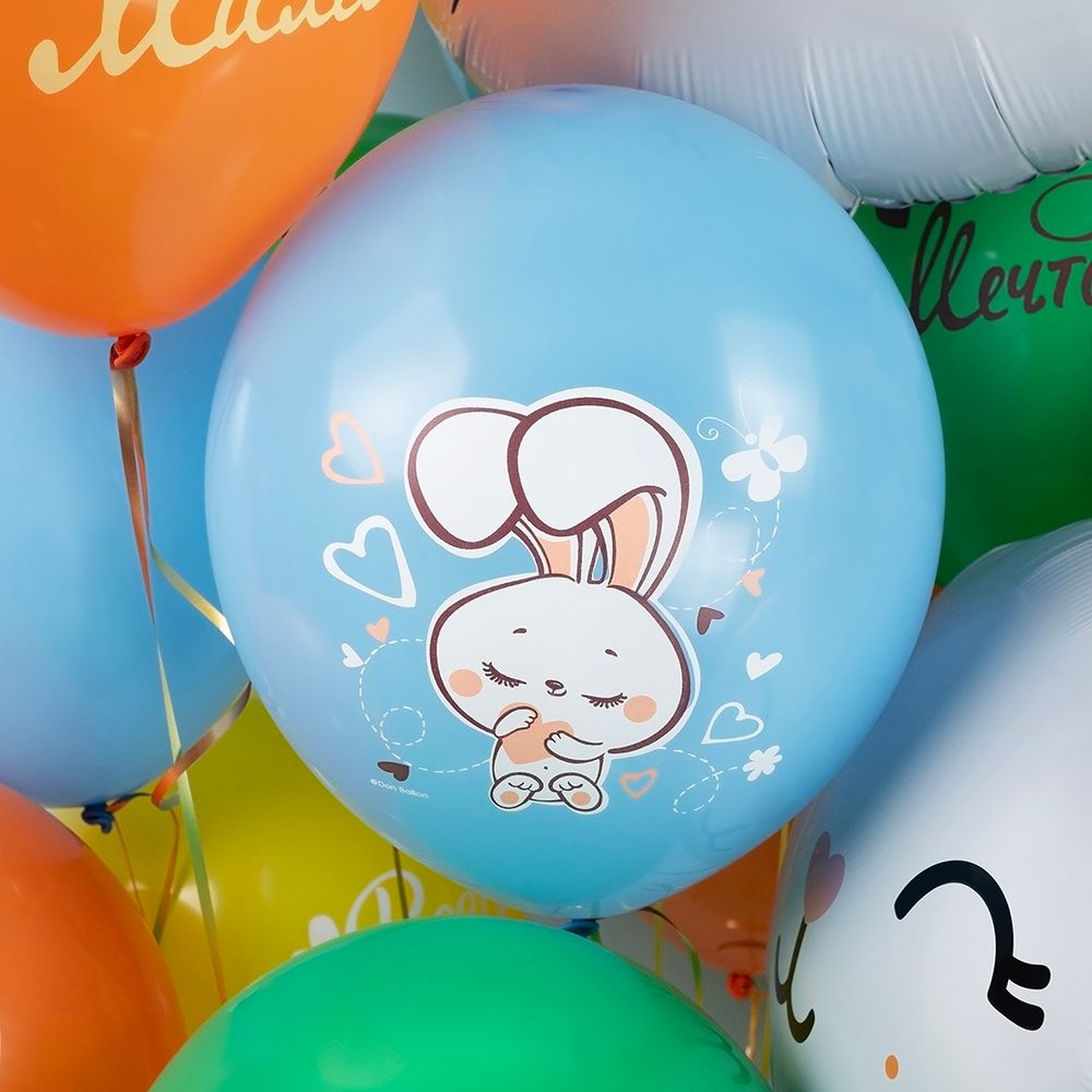 Шар (12''/30 см) Всего Самого Чудесного, Ты всех Милее!, Ассорти, пастель, 2 ст, 25 шт.