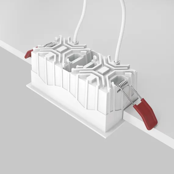 Встраиваемый светильник Альфа / Alfa LED 20 Вт 3000 К 36° с функцией диммирования Technical dl043-02-10w3k-d-sq-w