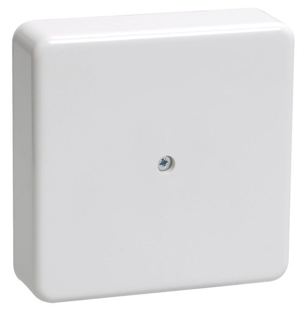 Коробка распаячная ОП 75х75х20 IP40 КМ41212-01 (6 клем. 6кв.мм) бел. IEK UKO10-075-075-020-K01