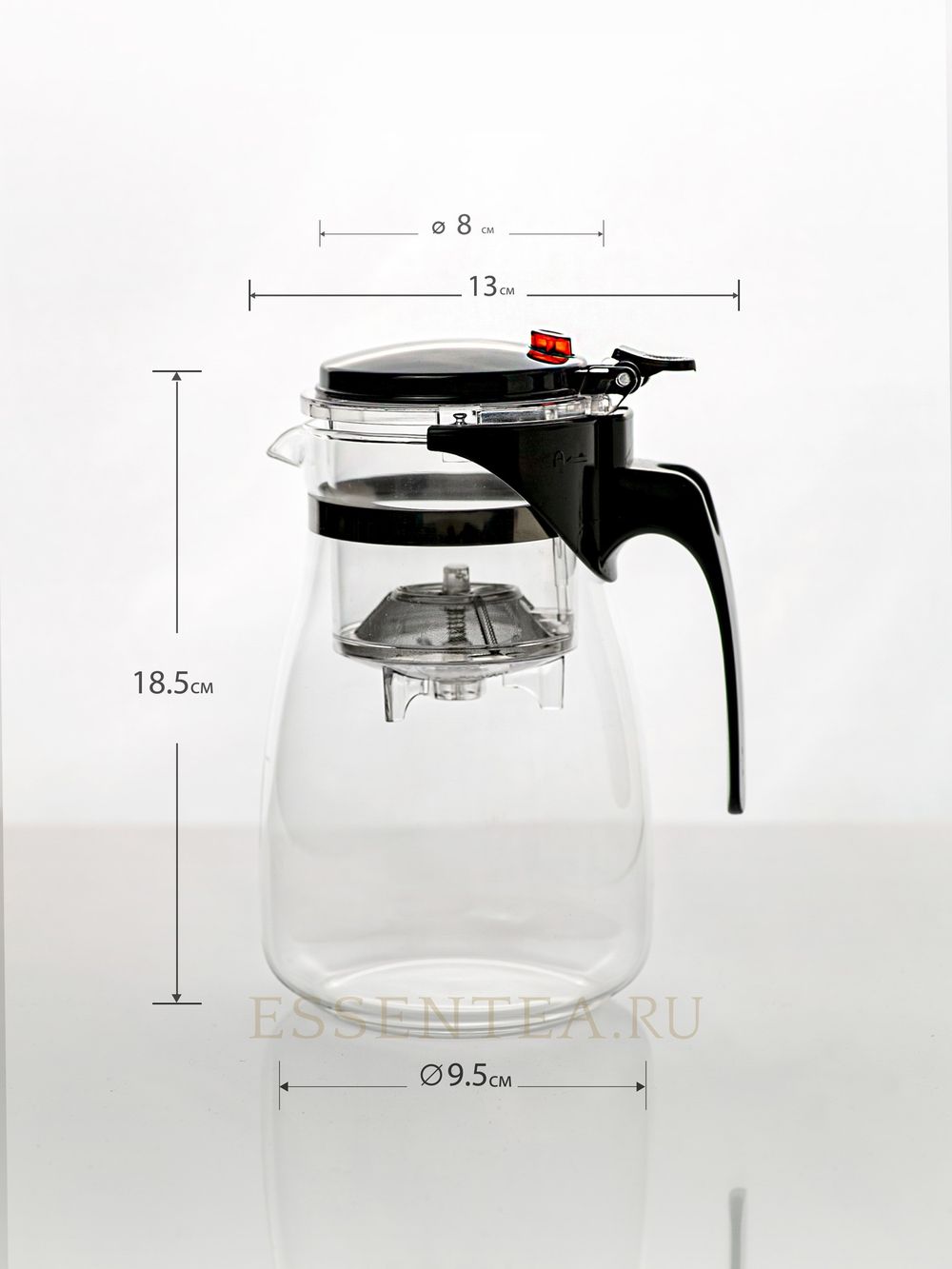 размеры чайника гунфу