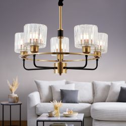 Люстра Rivoli   1026-205 5 х Е27 40 Вт хрусталь классика