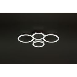 Светильник потолочный светодиодный Rivoli Juniper 6187-702 LED 75 Вт 3000-6000К белый с пультом | Rivoli