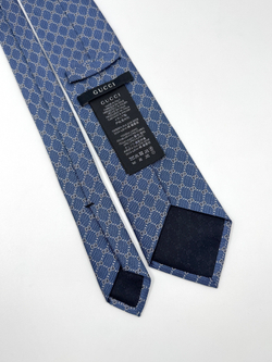 Галстук синий Gucci