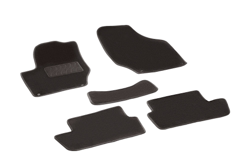 Ворсовые коврики LUX для Peugeot 308 2008-2015, Seintex.82344