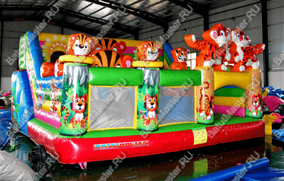 Коммерческий надувной батут "Тигриная страна мини"