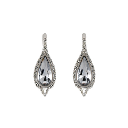 "Сикстина мод."  серьги в серебряном покрытии из коллекции "Capella" от Jenavi  с английским замком