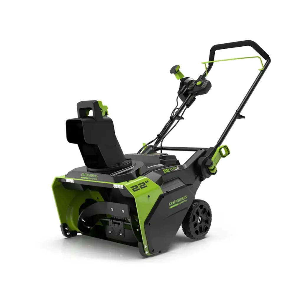 Greenworks GD82STK22 82В аккумуляторный снегоуборщик (2 x 2.5 Ач, ЗУ) ковш 56 см, выброс 6 м 2602507UC