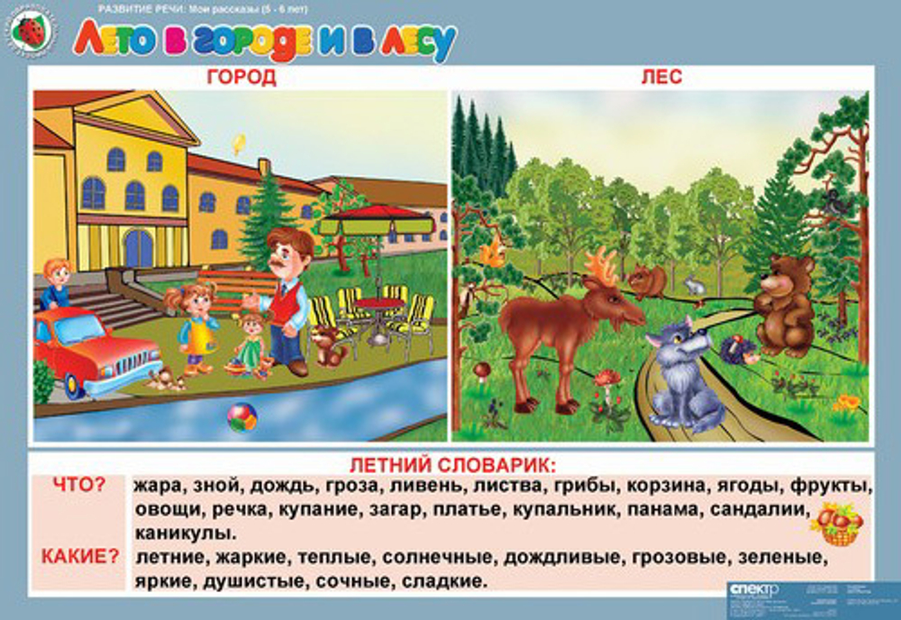 Комплект таблиц Развитие речи 5-6 лет. "Мои рассказы". (8 таблиц+16 карт.)