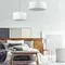 3745/2 MODERNI LN19 126 никель/белый, металл/текстиль Подвес E27 2*60W 220V NIKKI