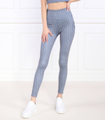 леггинсы logomania GUESS ACTIVE - голубой(V3GB02 MC03W)