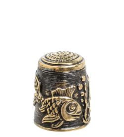 AM-1440 Наперсток «Рыбка» (латунь)