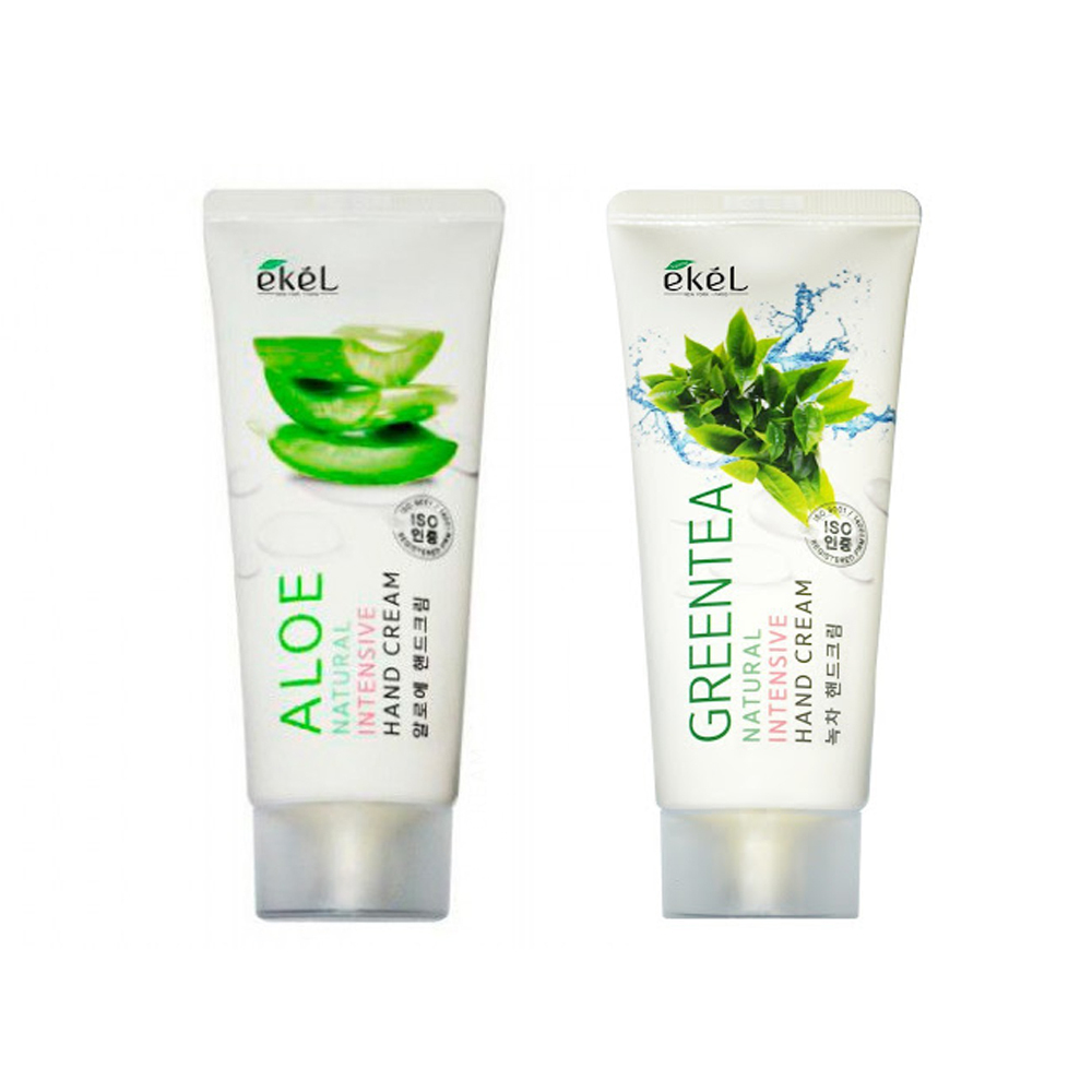 Крем для рук увлажняющий с экстрактом зеленого чая Natural Intensive Hand Cream Green Tea, 100 мл