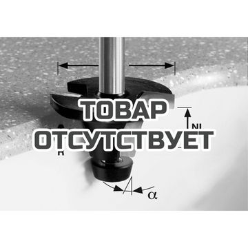 Фреза для снятия фасок со скругляющей кромкой HW с хвостовиком 12 мм FESTOOL HW R12,7/25/12° ss S12